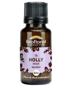 Houx - Holly (n°15), granules sans alcool BIO, 19 g